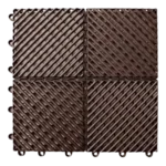 Brown interlocking garage floor tile (2)