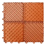 terracotta interlocking garage floor tile